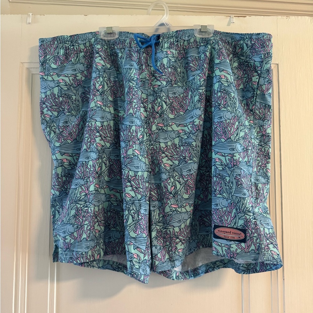 VINEYARD VINES Men’s Bass Coral Caicos Bathing Suit NWT